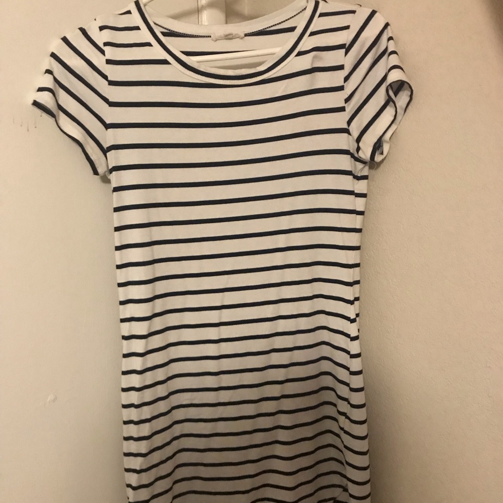 Striped mini dress